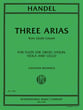 Three Arias (from Giulio Cesare) Flute (or oboe), Violin, Viola, Cello cover